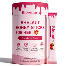 Bâtons de miel Shilajit Belano, vue avant, emballage individuel