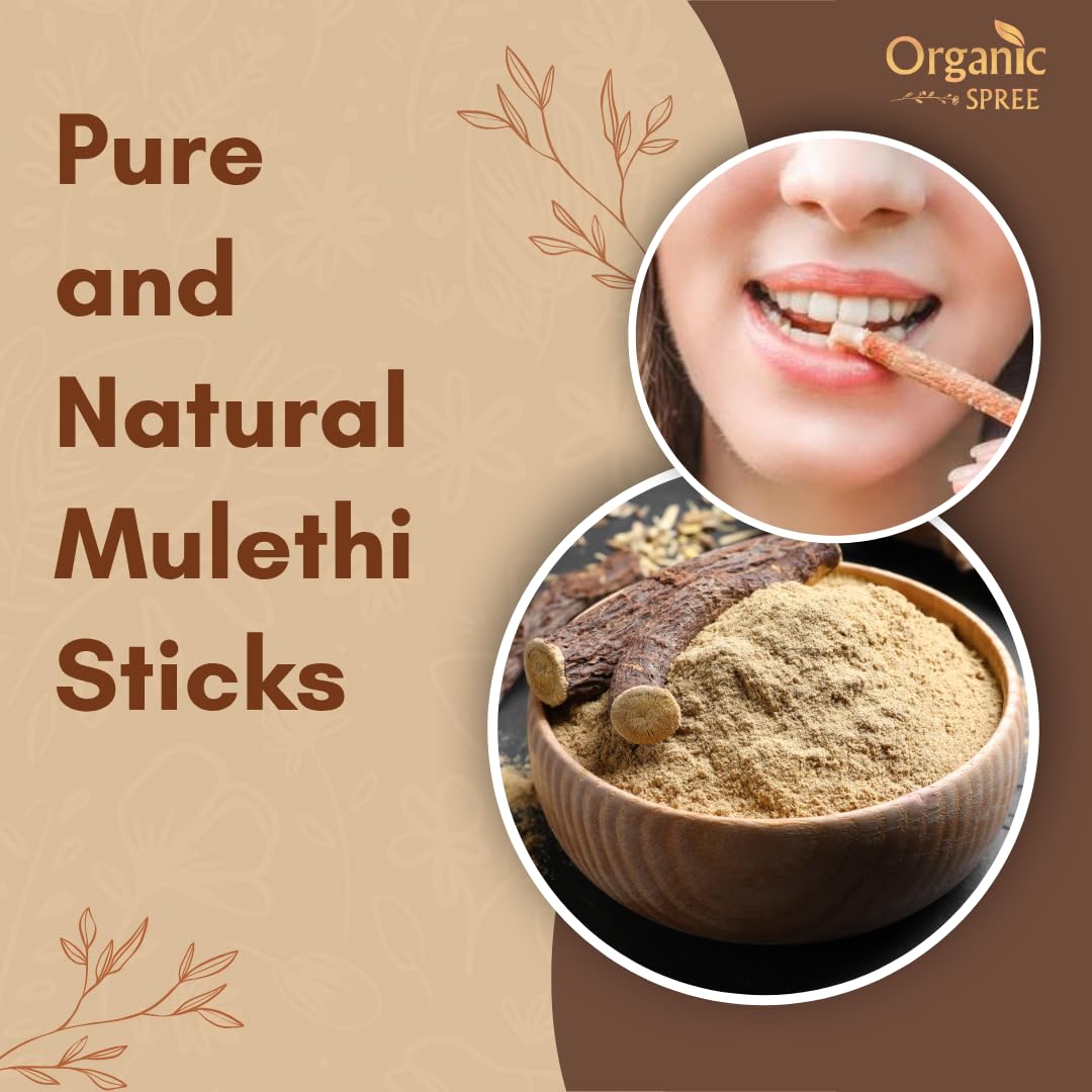 Bâtons de réglisse Mulethi ORGANIC SPREE en sachet ouvert