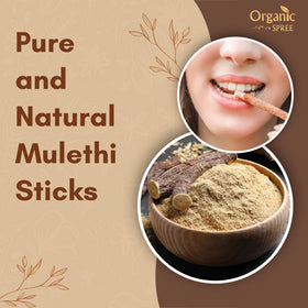 Bâtons de réglisse Mulethi ORGANIC SPREE en sachet ouvert