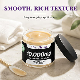 Baume au chanvre MRS. HEMP 10 000 MG utilisation sur le cou