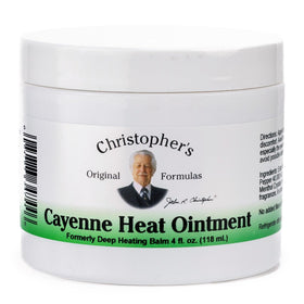 Baume Chaleur Cayenne 4 fl oz, vue avant du tube