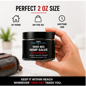 Baume de Chanvre Medical Miracles 1000 mg, ingrédients sur l'étiquette