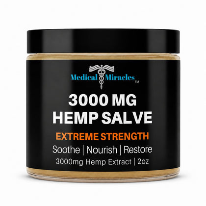 Baume Medical Miracles 3000 mg vue avant avec texture lisse