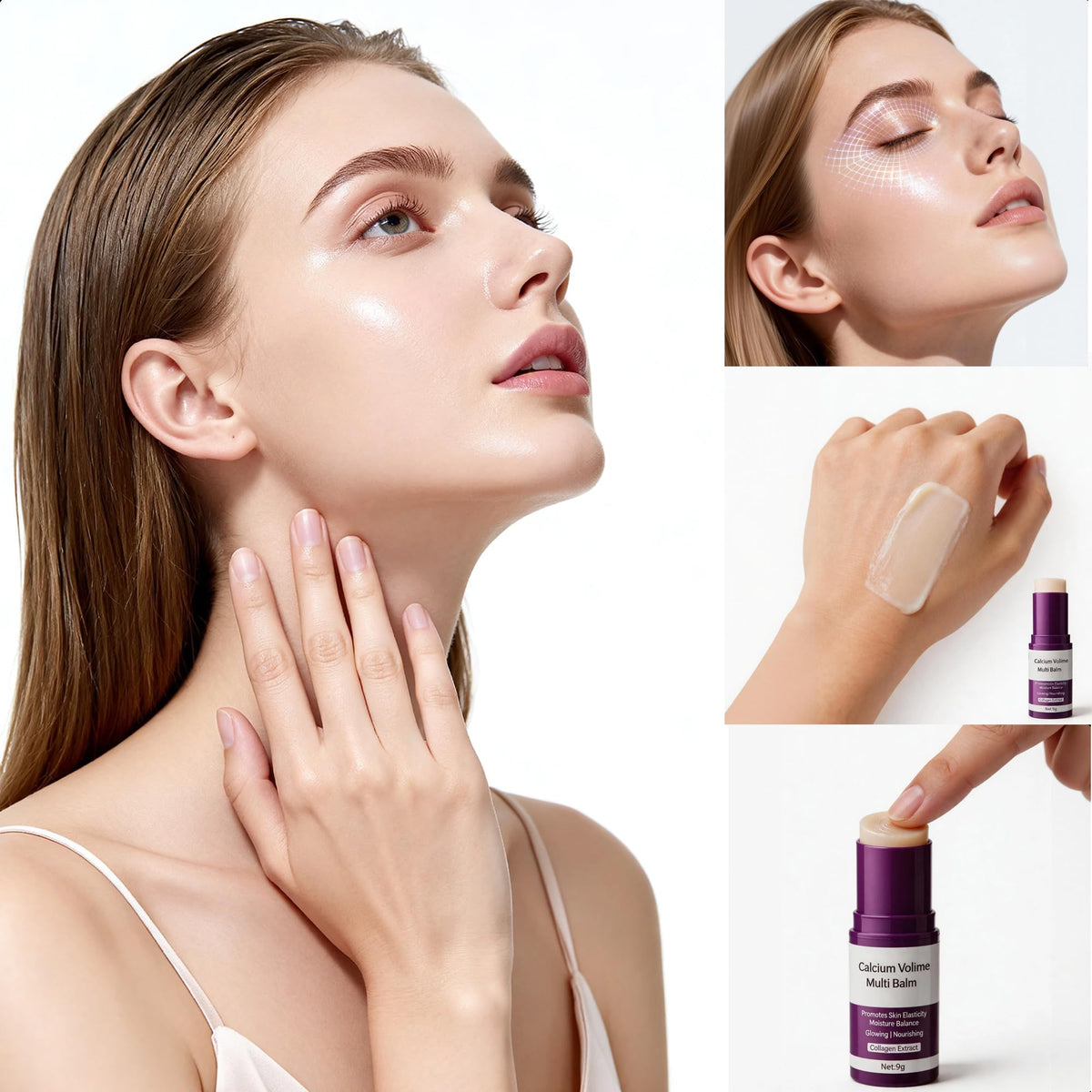 Baume Multi-Usage Calcium ONMYLOVIN application sur la peau