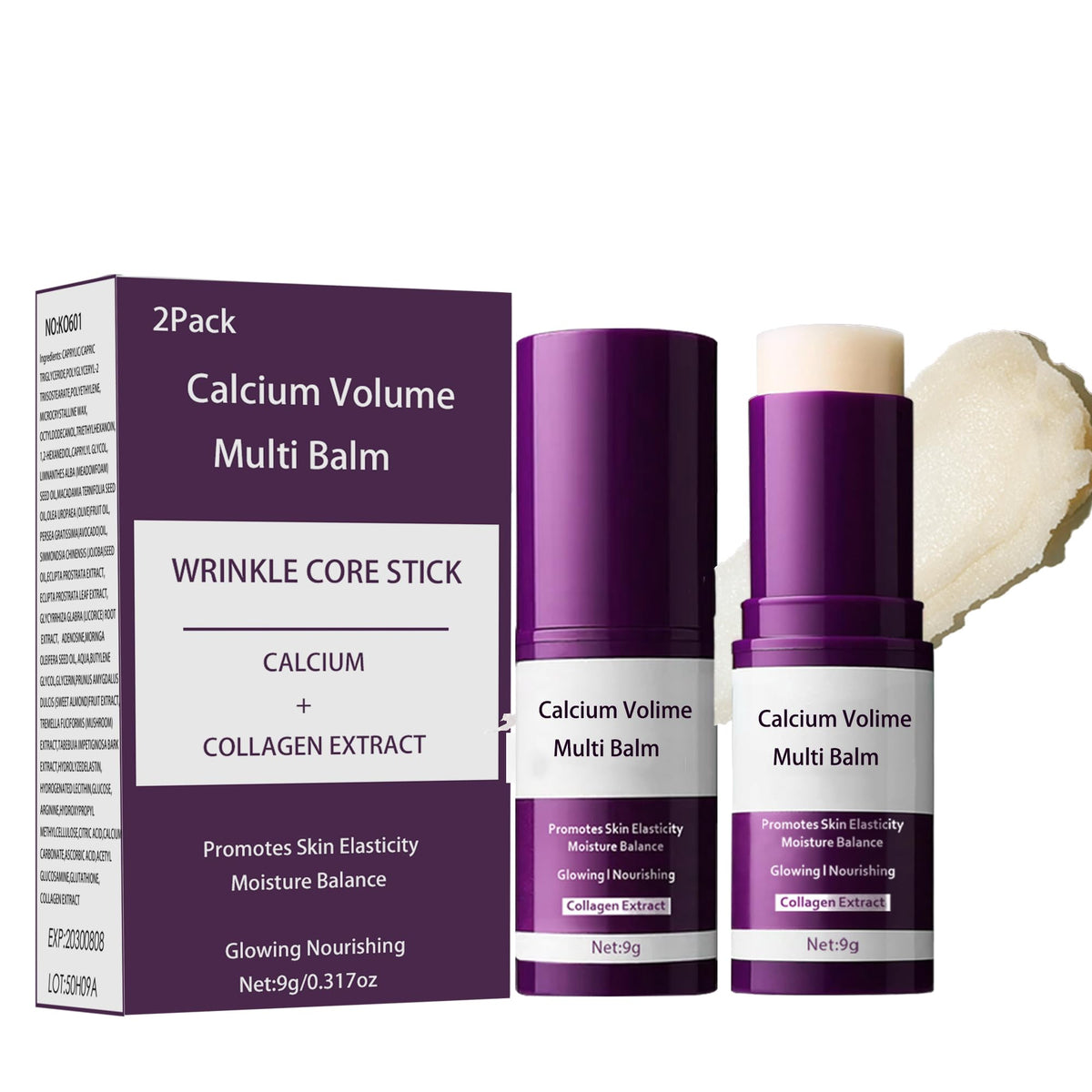 Baume Multi-Usage Calcium ONMYLOVIN stick avant