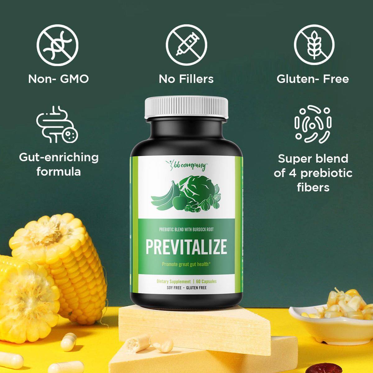 BB Company Previtalize capsules en main
