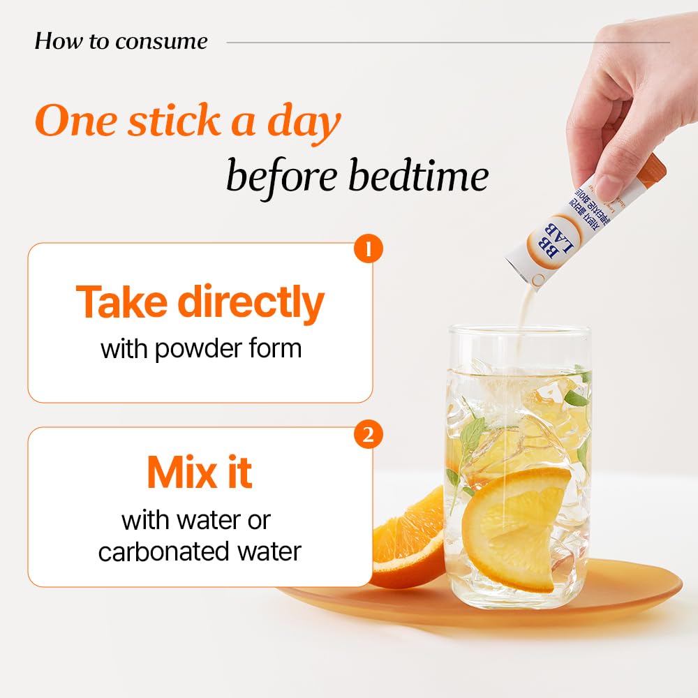 BB LAB Collagène Glutathion Orange stick in lifestyle setting