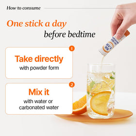 BB LAB Collagène Glutathion Orange stick in lifestyle setting