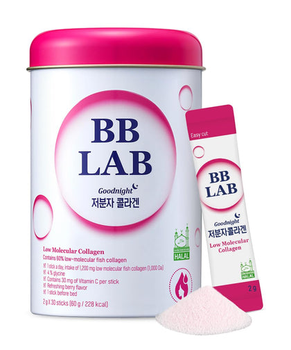 BB LAB Poudre de Collagène Marin Halal Stick Saveur Fruits Rouges