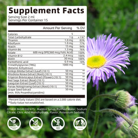 BBEEAAUU TMG 1000MG avec des fruits frais en arrière-plan