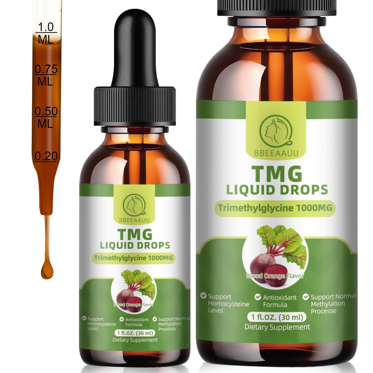 BBEEAAUU TMG 1000MG avec une cuillère doseuse