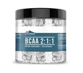 BCAA Earthborn Elements 200 capsules vue de face avec étiquette