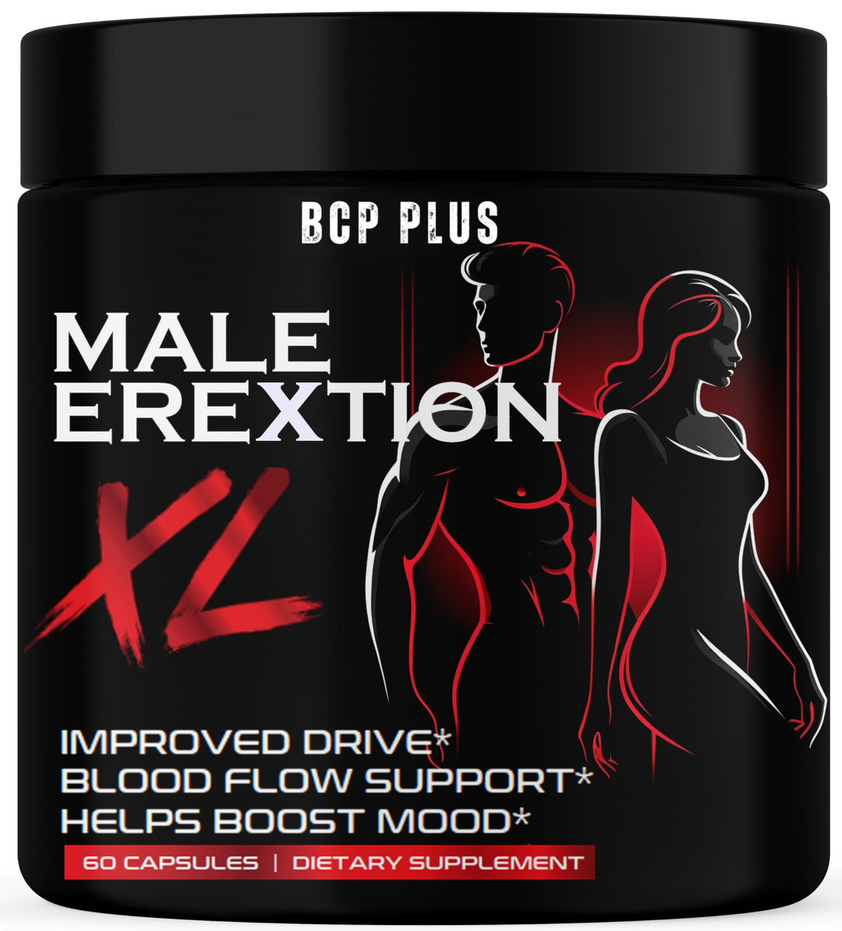BCP PLUS MalePlus Performance 60 capsules vue de face
