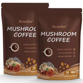 Bcuelov Café Instantané aux Champignons 2 Sachets vue avant