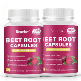Bcuelov Capsules de Poudre de Betterave 1300mg - Flacon avant