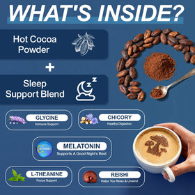 Bcuelov Chocolat Chaud aux Champignons ingrédients sur l'emballage