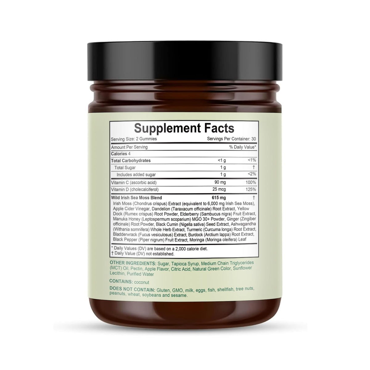 Bcuelov Gummies de Mousse de Mer 16-en-1 dosage recommandé