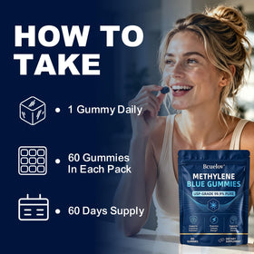 Bcuelov Gummies Methylene Blue 5mg avec une tasse de café