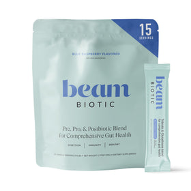 BEAM complément alimentaire probiotique 15 portions saveur framboise bleue