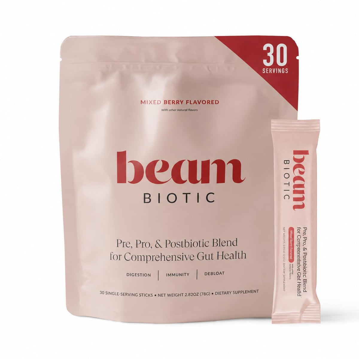 BEAM Complément Alimentaire Probiotiques 30 Portions - emballage avant