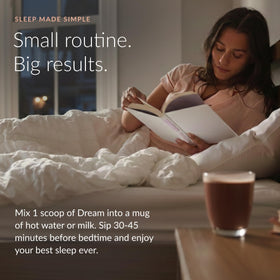 BEAM Dream Sleep Powder en portion individuelle sur une table