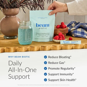 BEAM emballage du complément alimentaire avec informations nutritionnelles