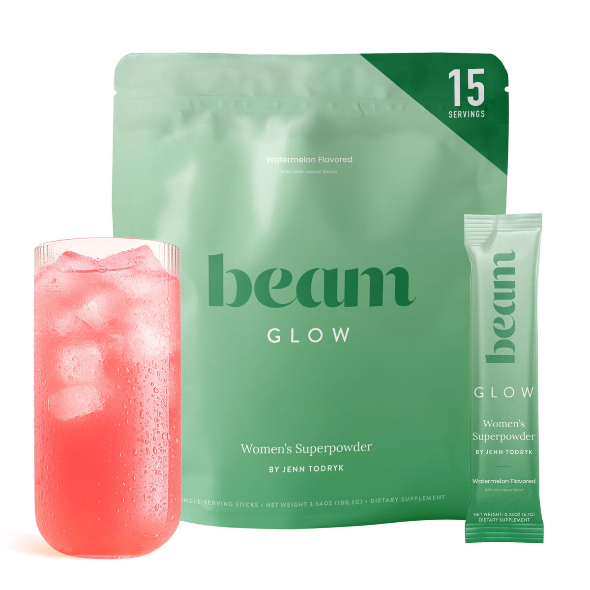 BEAM Glow Complément Alimentaire Femme 15 Servings - vue avant