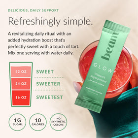 BEAM Glow complément alimentaire femme 30 servings avec ingrédients