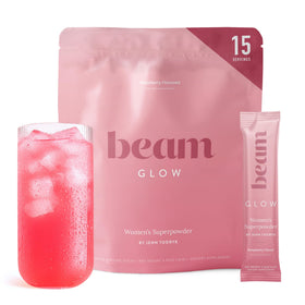 BEAM Glow complément alimentaire femme gélules face