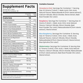 BEAM Glow complément alimentaire femme informations nutritionnelles