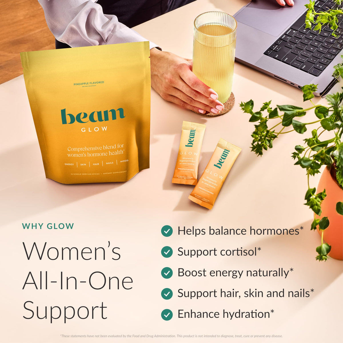 BEAM Glow complément alimentaire femme ingrédients principaux