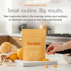 BEAM Gummies de Créatine, utilisation au gymnase