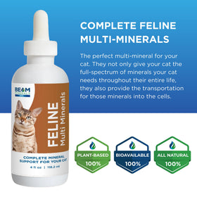 BEAM Minerals Compléments Minéraux Complets pour Chats 4 fl Oz en usage