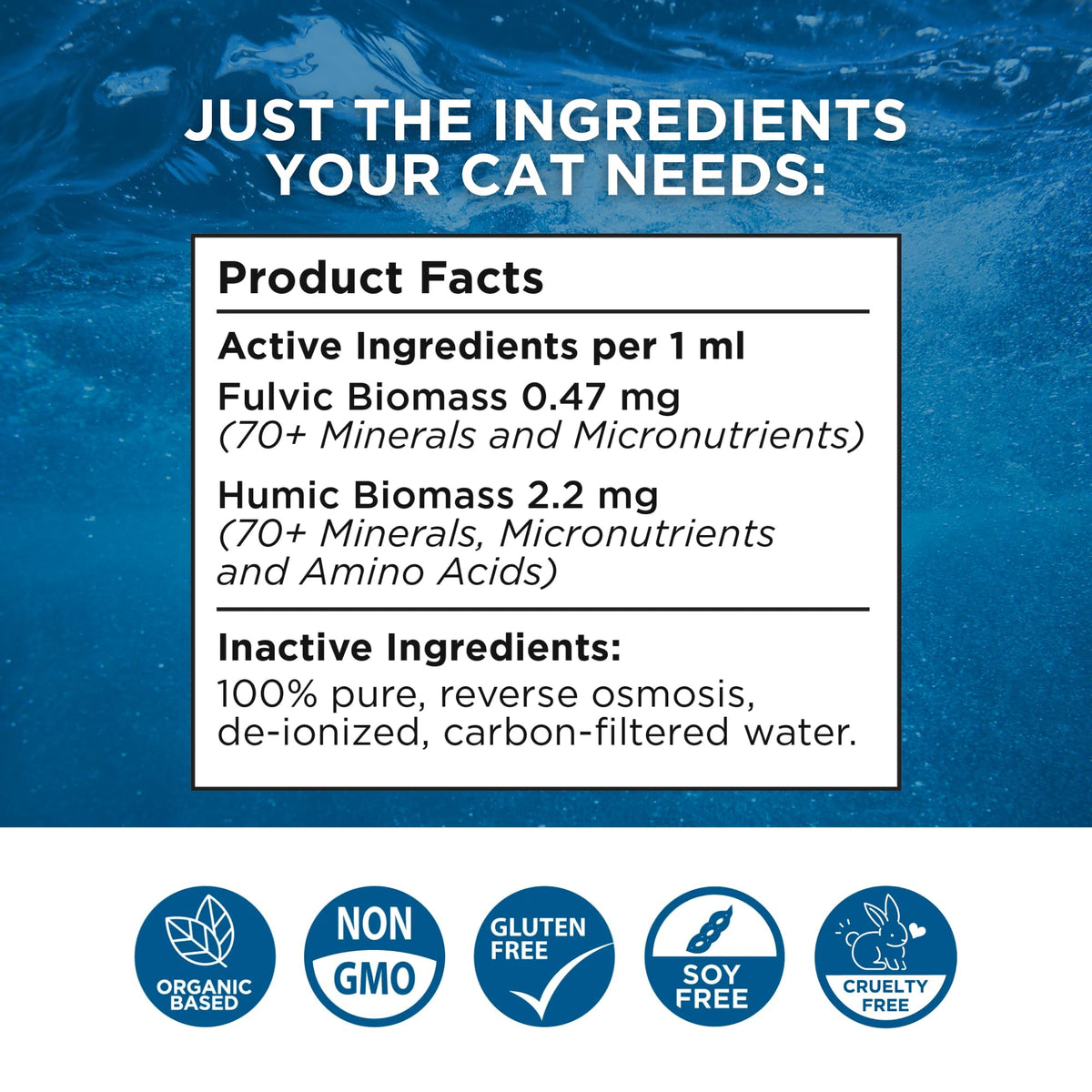 BEAM Minerals Compléments Minéraux Complets pour Chats 4 fl Oz étiquette
