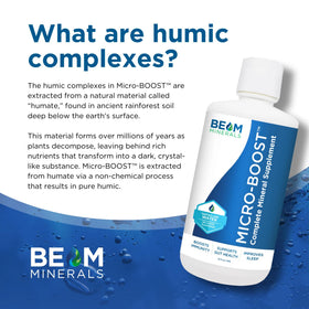 BEAM Minerals Micro-support 32 fl Oz bouteille vue de côté
