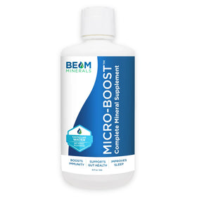 BEAM Minerals Micro-support 32 fl Oz bouteille vue de face