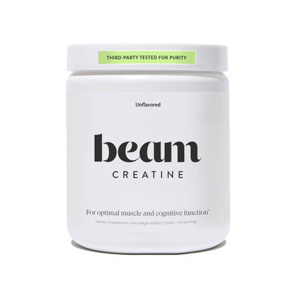 BEAM Poudre de Créatine Monohydrate 372g vue de face