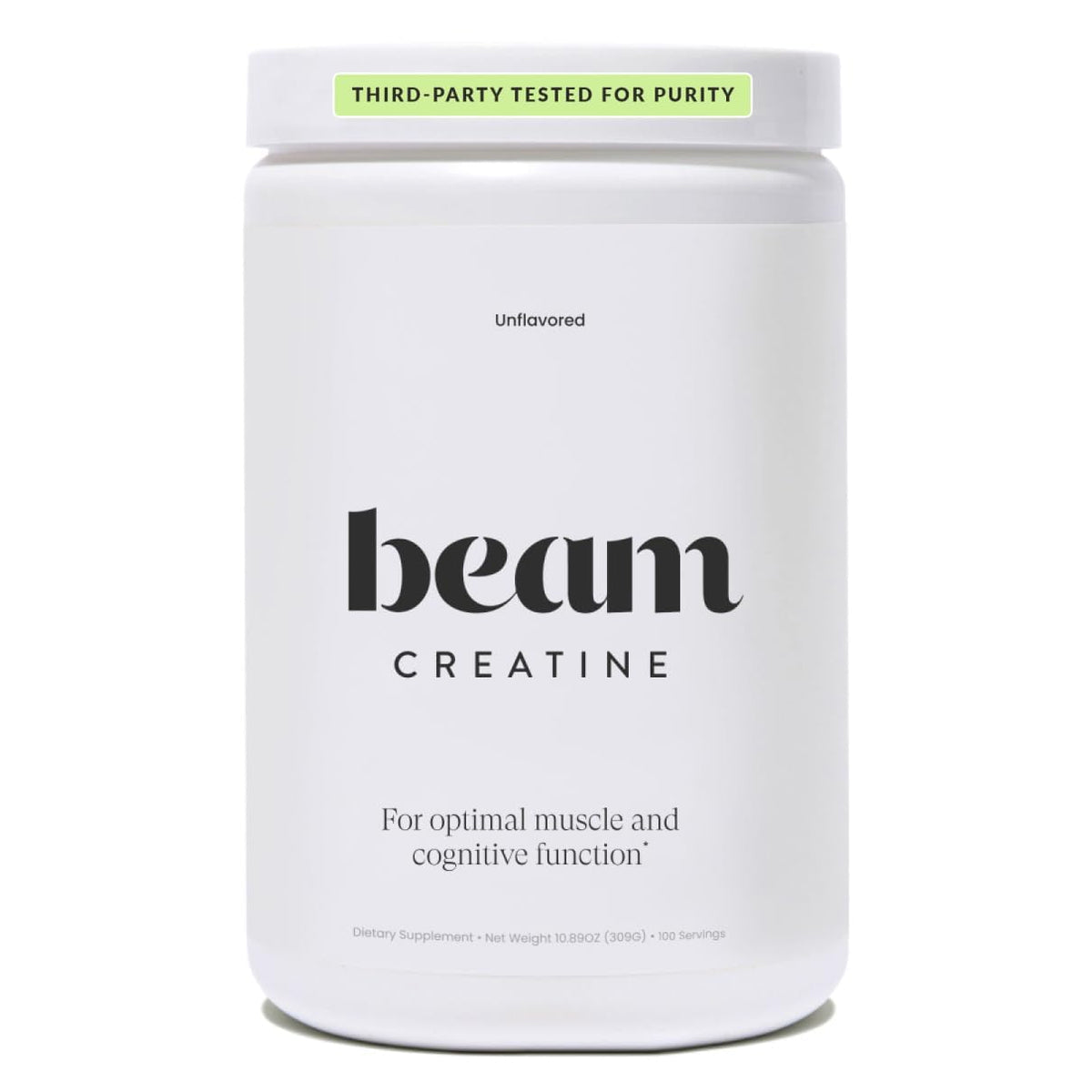 BEAM Poudre de Créatine Monohydrate 572g vue avant