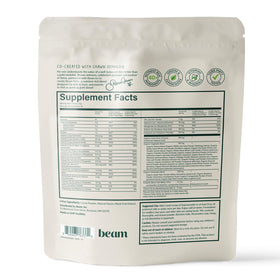 BEAM Poudre Multivitamines Enfants Chocolat 20 Portions en utilisation
