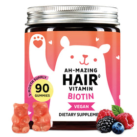 Bears with Benefits gummies Biotine 5 000 mcg avant de l'emballage