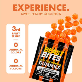 BEAST BITES Gummies Créatine dans un cadre de vie actif