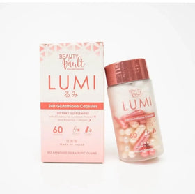 Beauty Vault capsules Glutathione LUMI 24H 60 Caps vue avant
