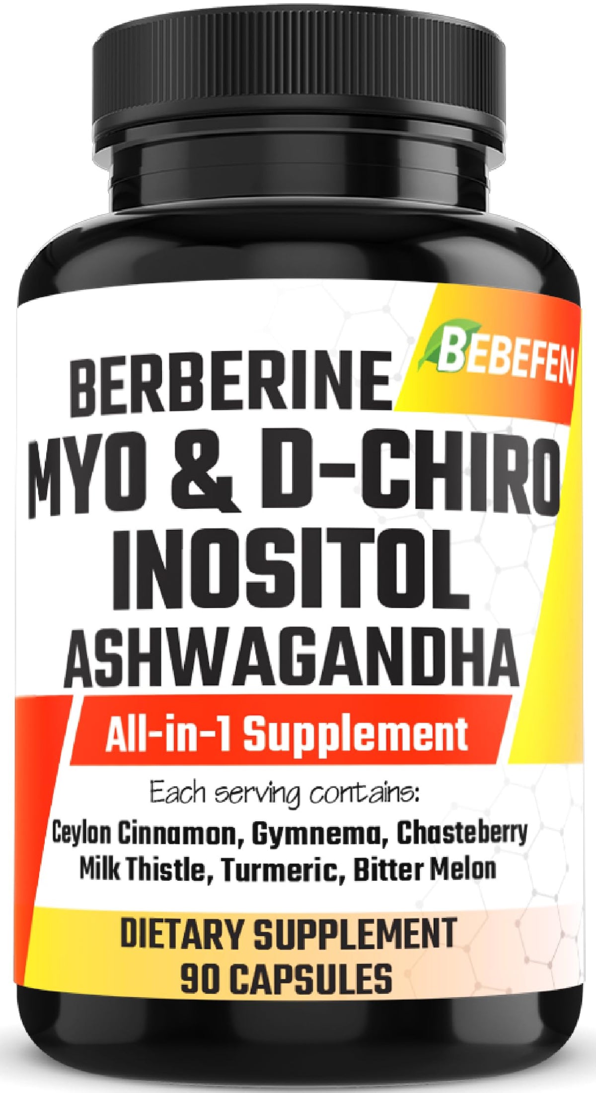 BEBEFEN Myo-Inositol D-Chiro capsules 90 pièces vue avant