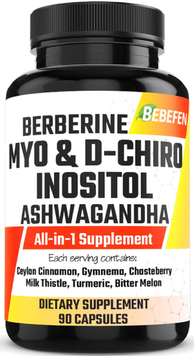BEBEFEN Myo-Inositol D-Chiro capsules 90 pièces vue avant