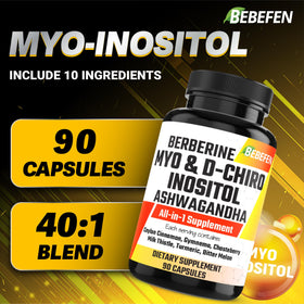 BEBEFEN Myo-Inositol D-Chiro capsules avec ingrédients naturels