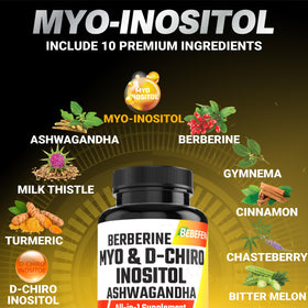 BEBEFEN Myo-Inositol D-Chiro capsules sur une table