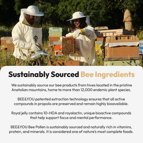 BEE & YOU Gelée Royale, présentation du produit dans un cadre naturel