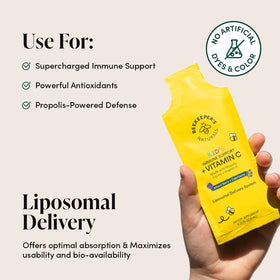 Beekeeper's Naturals Vitamine C 500mg sachets framboise contenu