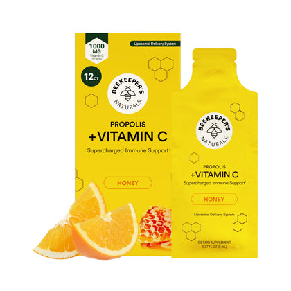 Beekeeper's Naturals Vitamine C Liposomale 1000mg sachets en boîte