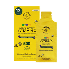 Beekeeper's Naturals Vitamine C Liposomale pour Enfants sachets en vue de face